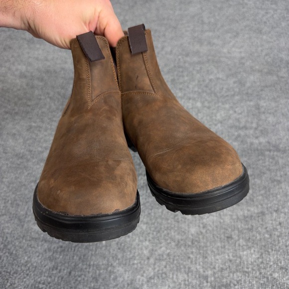 Skechers Chelsea Boot Men 9.5 Brown Leather Gaveno Relaxed Fit Memory Foam main image 4